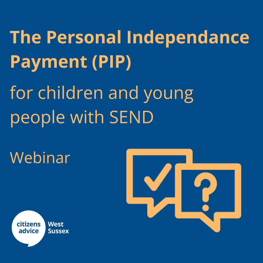 PIP Disability Benefits Webinar for Parents and Carers